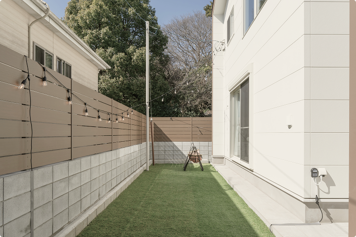 プライバシーの確保「隣地スペース」