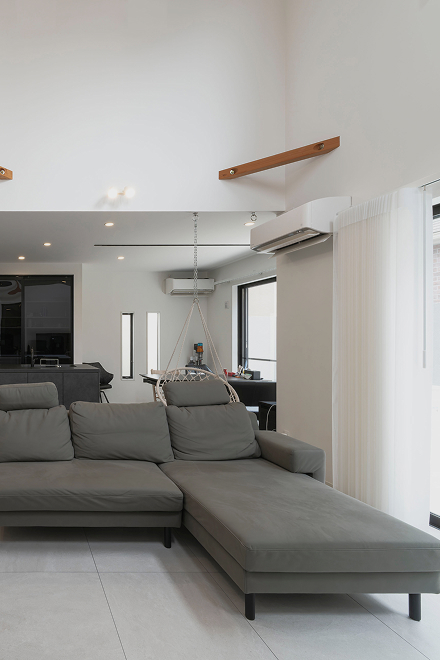 25帖の広々LDK。