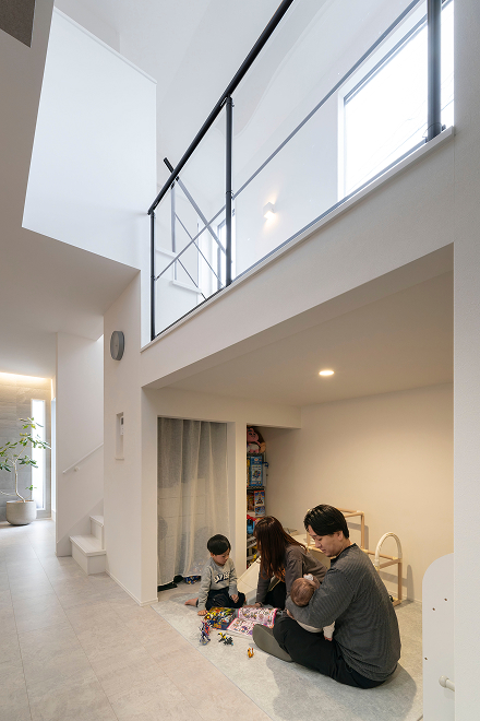 お子さんの成長とともに姿を変えていくスペース。